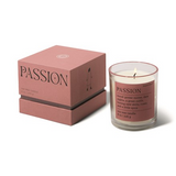 Mood 226g Glass Candle 'Passion'- Saffron Rose