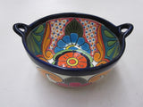 TALAVERA BOWL W/ HANDLES
